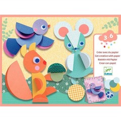 Crear con Pegatinas, Círculos y círculos de Djeco.