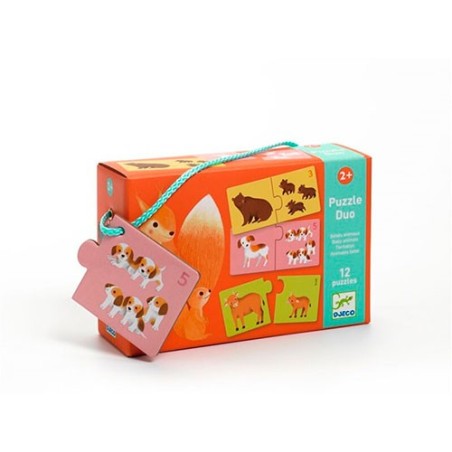 Educativos Puzzle Baby Animals de Djeco.