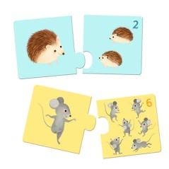 Educativos Puzzle Baby Animals de Djeco.