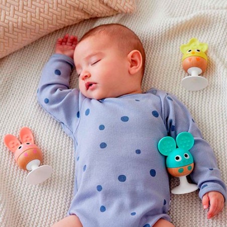 Set de Sonajeros y Mordedores de Silicona Animalitos | Hape