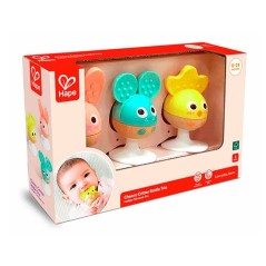 Set Sonajeros y Mordedores Hape | Silicona Segura | La Comba Infantil