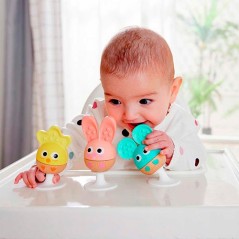 Set Sonajeros y Mordedores Hape | Silicona Segura | La Comba Infantil