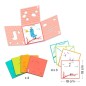 Colorear 3 estuches para una imagen +3 años.