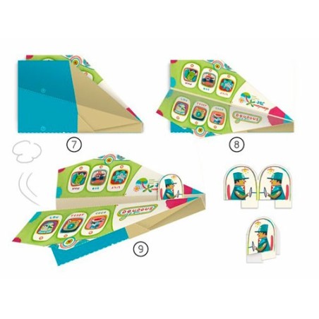 Papiroflexia Origami Aviones +6 años