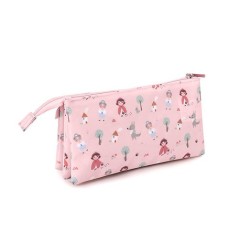 Estuche 3 compartimentos Little Red de Tutete.