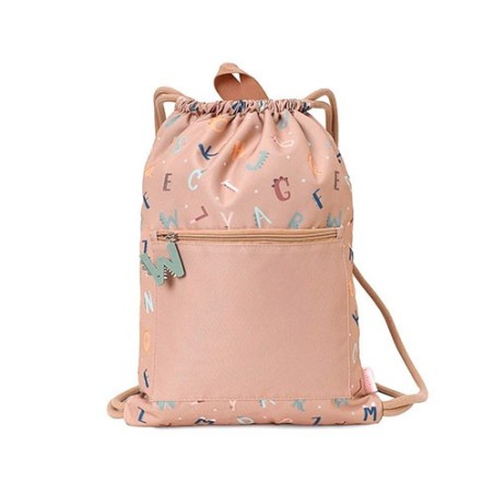 Mochila Saco Impermeable Funny Letters de Tutete.