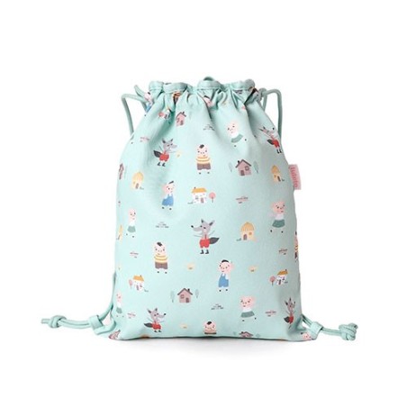 Mochila Saco Tela The Three Little Pigs de Tutete.
