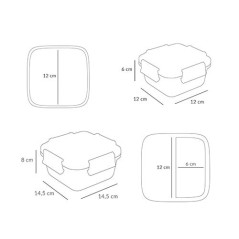 Caja Almuerzo Grande Geometric Nature