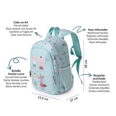 Mochila Mediana The Three Little Pigs de Tutete.