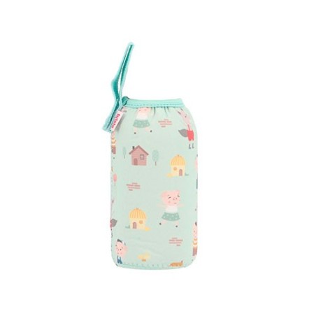 Botella Acero con Funda The Three Little Pigs Personalizable 500ml.