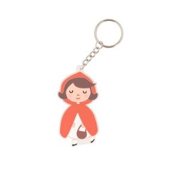 Llavero Silicona Personalizado Little Red de Tutete.