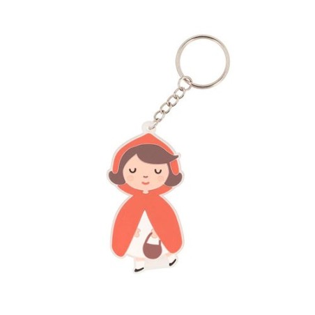 Llavero Silicona Personalizado Little Red de Tutete.