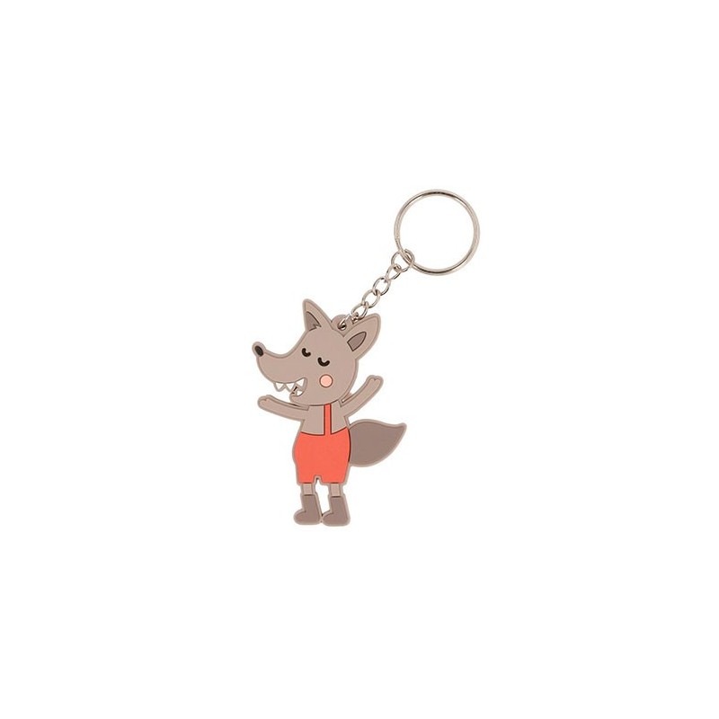 Llavero Silicona Personalizado The Three Little Pigs