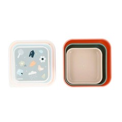 3 Cajas Almuerzo Geometric Nature de Tutete.