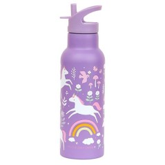 Botella Acero 500 m. Unicornios de A Lillte Lovely Company.