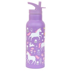 Botella Acero 500 m. Unicornios