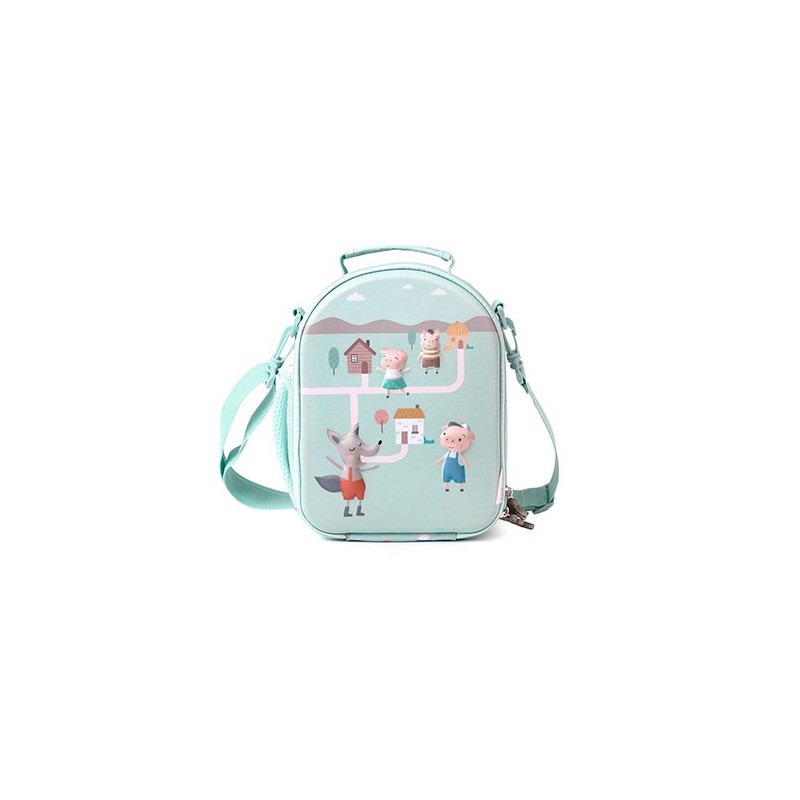 Bolsa Merienda Térmica 3D The Three Little Pigs