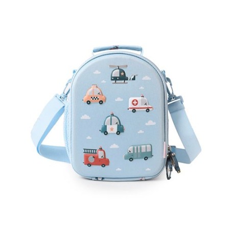 Bolsa Merienda Térmica 3D City Cars de Tutete.