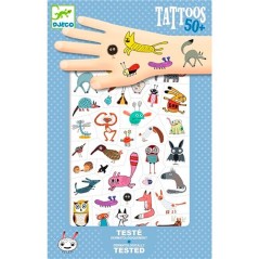 Tattoo Pequeñas Criaturas de Djeco.