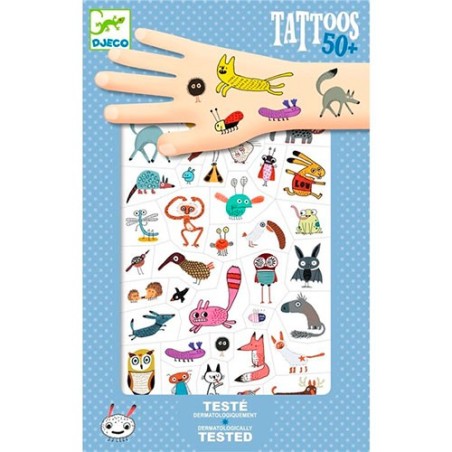 Tattoo Pequeñas Criaturas de Djeco.
