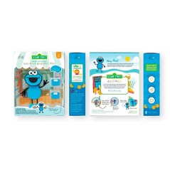 Set Personaje Cookie Monster + 2 cubos luz azul