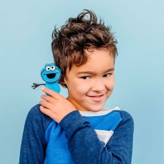 Set Personaje Cookie Monster + 2 cubos luz azul de Glopals