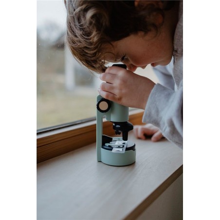 Microscopio Óptico de Mano KIDYMICROSCOPE Kidywolf - Color Verde (Luz LED Integrada)