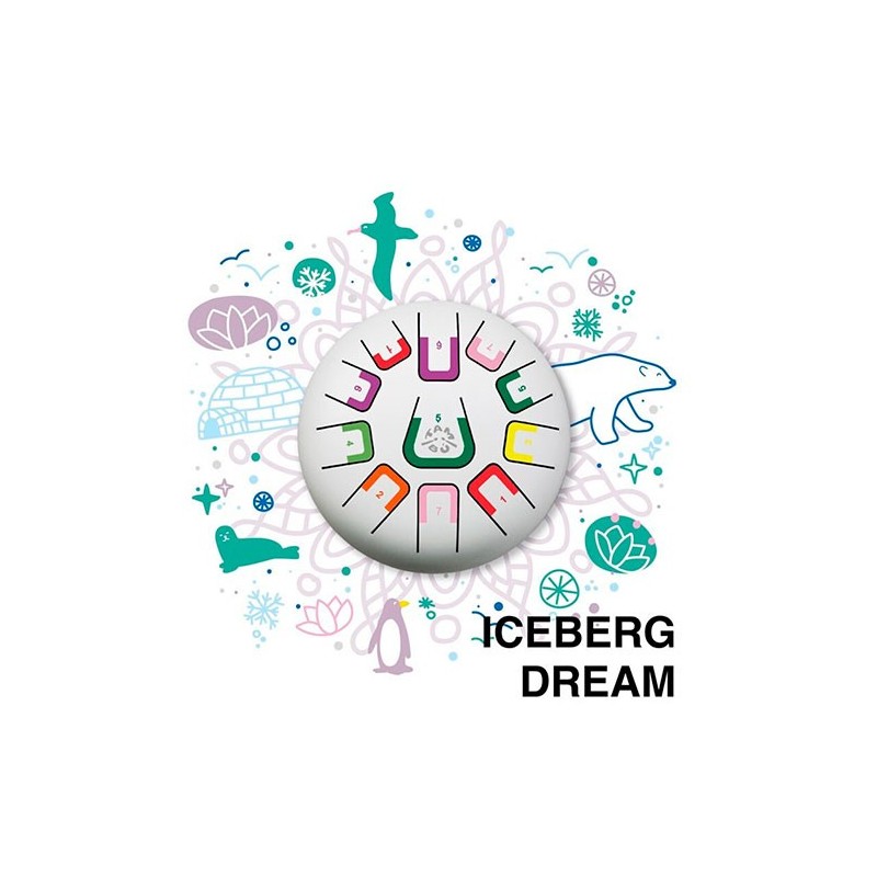 Tambú 8" 11 notas - Blanco mate Tambú 8" 11 notas - Blanco mate