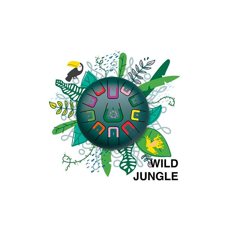 Tambú 8" 11notas - Verde Jungla mate Tambú 8" 11notas - Verde Jungla mate