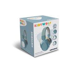 Cascos de Protección Auditiva Infantil KIDYNOISE Kidywolf - Color Azul