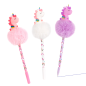 Bolígrafo gel con Pom-Pom y Unicornio