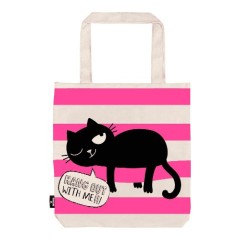 Tote Bag Ed The Cat Hang Out de Moses.