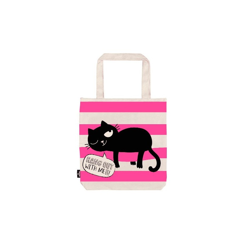 Tote Bag Ed The Cat Hang Out