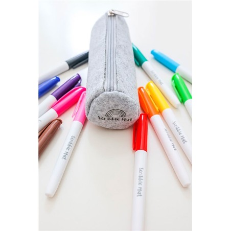 Scribble Estuche con  12 Rotuladores