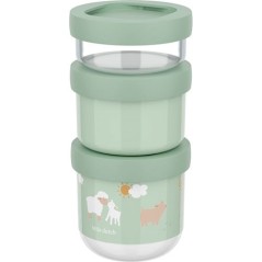 Caja Snack Apilable MIO 3 Little Farm de Little Dutch.