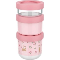 Caja Snack Apilable MIO 3 Fairy Garden de Little Dutch.