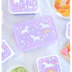 Caja Almuerzo Bento Unicornios de A little lovely company