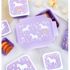 Caja Almuerzo Bento Unicornios de A little lovely company