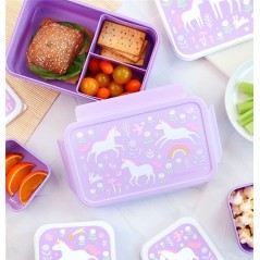 Caja Almuerzo Bento Unicornios de A little lovely company