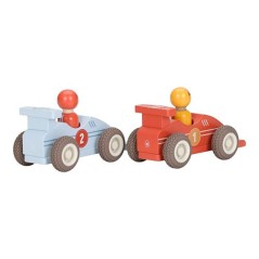 Set Coches Carrera FSC Little Dutch en lacombainfantil.com