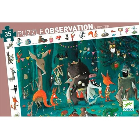 Puzzle Observación La Orquesta de Djeco.