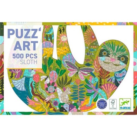 Puzzle Art Sloth 500 pzas. de Djeco.