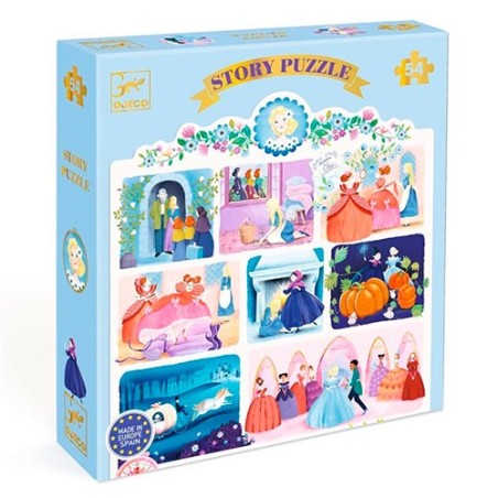 Puzzle Cuentos La Cenicienta de Djeco en lacombainfantil.com