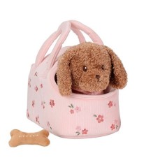 Perrito Peluche Jackie con Bolsa de Little Dutch en lacombainfantil