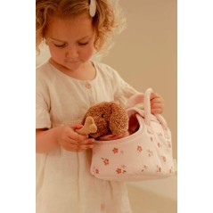 Perrito Peluche Jackie con Bolsa de Little Dutch en lacombainfantil