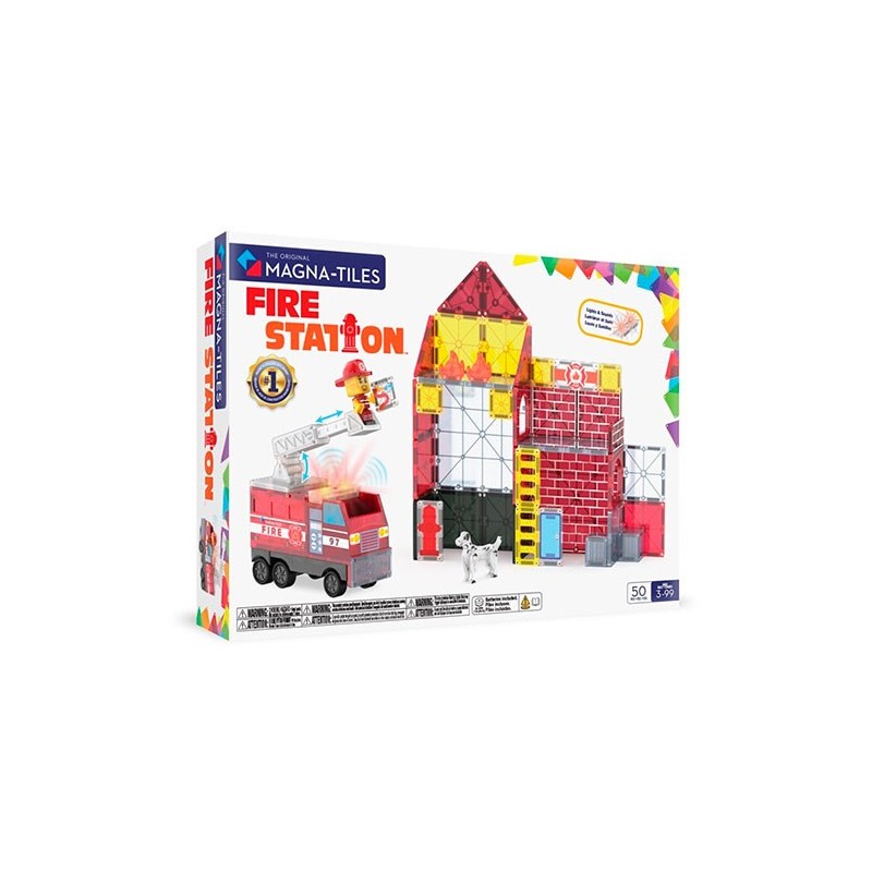 Magna-T Fire Station Set 50 piezas