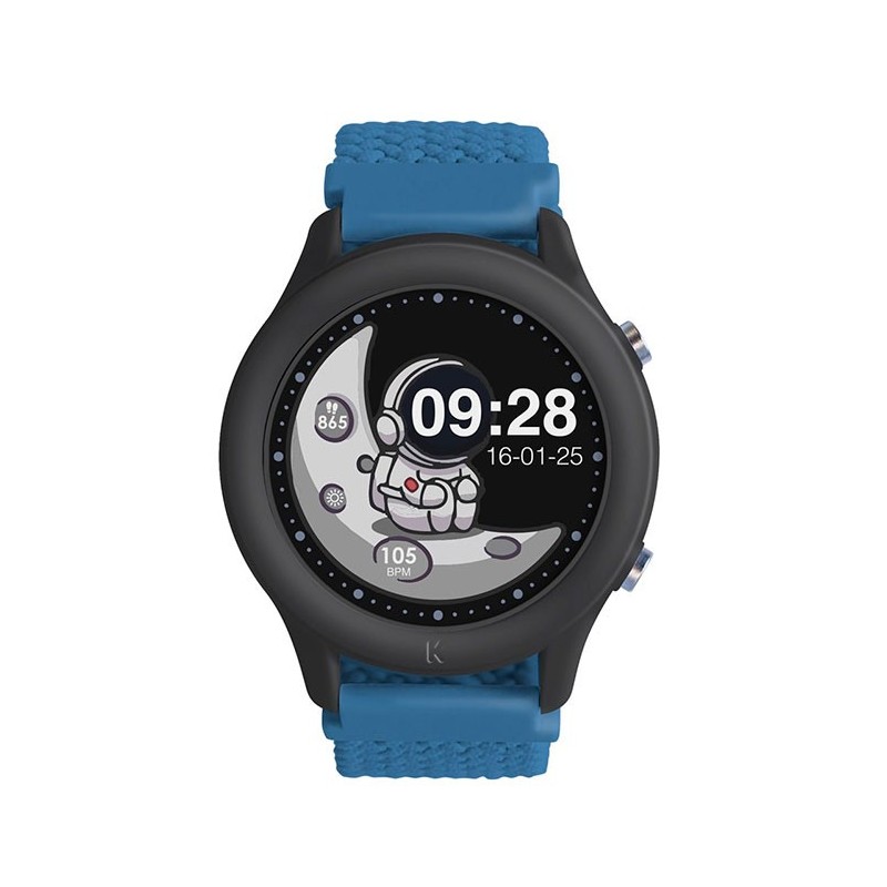 K-WATCHBU Kidywatch Azul Kidywolf - Reloj Analógico Educativo e Impermeable