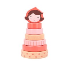 Torre apilable Little Red de Monnëka en lacombainfantil.com
