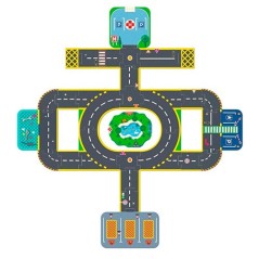 Crazy Motors puzzle gigante Up City 33 pzas. de Djeco en La Comba.