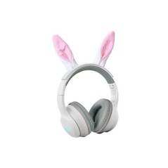 Auriculares inalámbricos KIDYEARS Conejito de Kidywolf con orejas magnéticas y volumen limitado